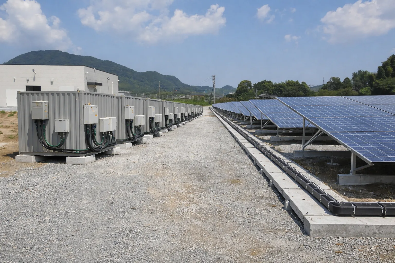 宗像アスティ太陽光発電所に蓄電池を併設へ(再エネ併設型蓄電池の 宗像アスティ太陽光発電所に蓄電池を併設へ(再エネ併設型蓄電池の